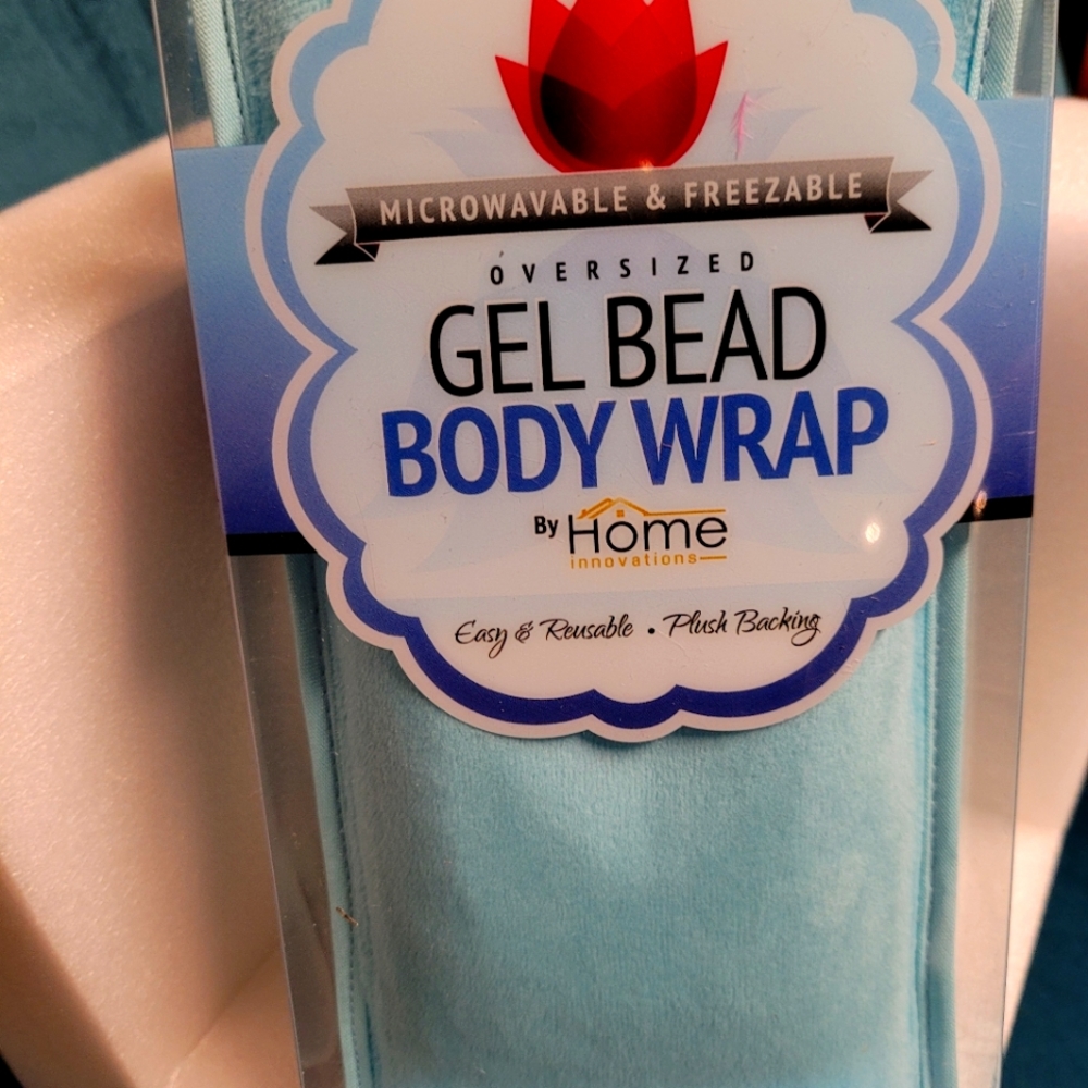 Oversized gel bead body wrap